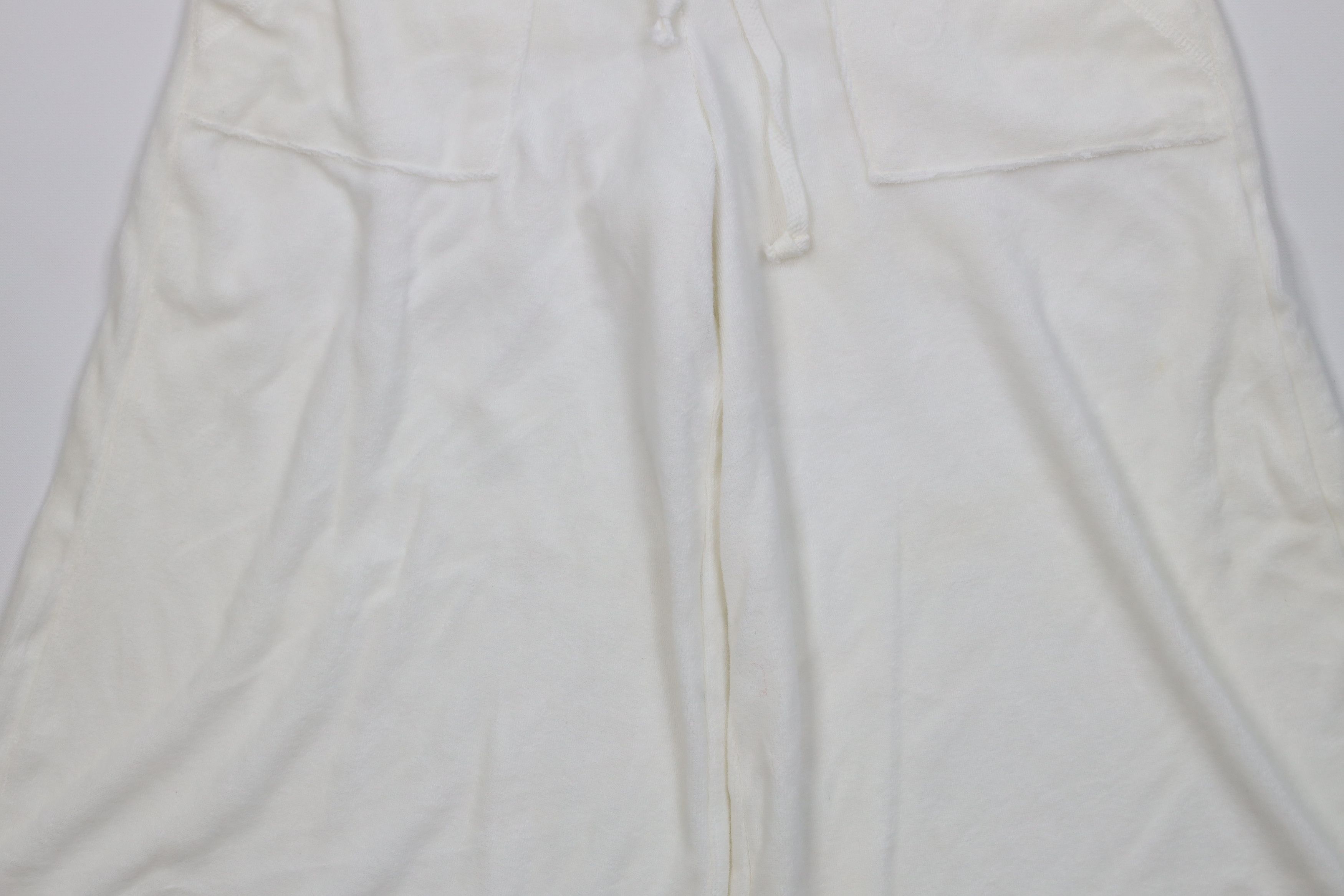 Vintage Vintage 90s Y2K Mossimo Surfing Terry Cloth Capris White Size 28" / US 6 / IT 42 - 3 Thumbnail