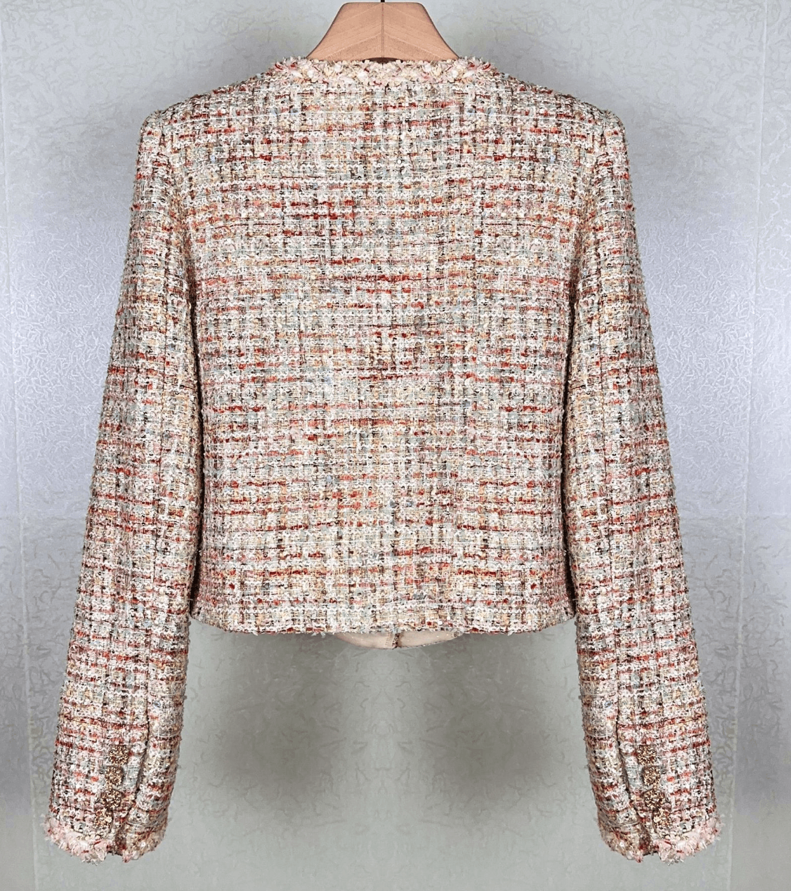 Japanese Brand Tweed Blazer Jacket Size M / US 6-8 / IT 42-44 - 2 Thumbnail