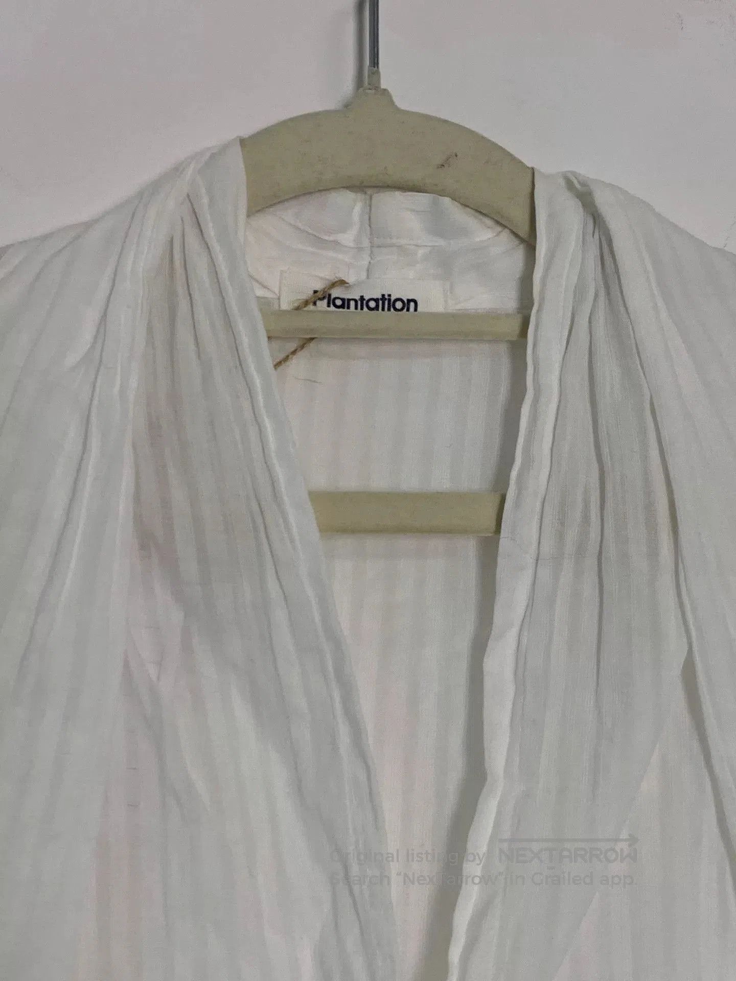 Issey Miyake Issey Miyake Plantation White Shirt. Size S / US 4 / IT 40 - 3 Thumbnail