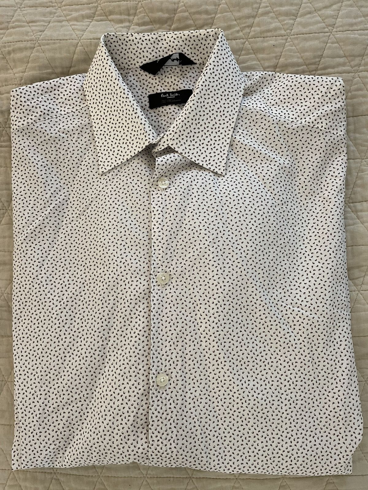 Micro Paisley Print Shirt
