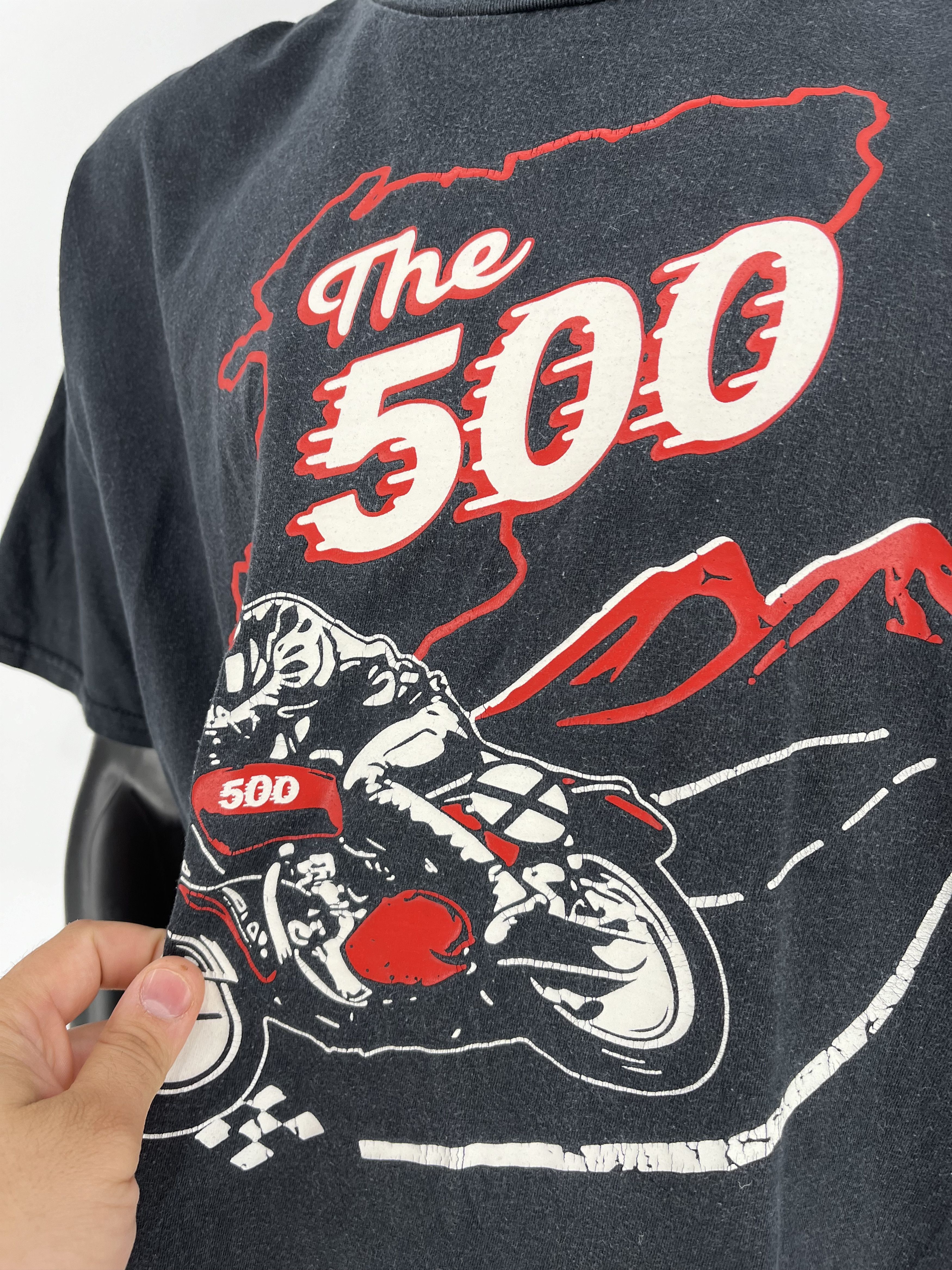 Other Vintage Racing The 500 T-shirt 90s Daytona Great American Size US XL / EU 56 / 4 - 8 Thumbnail