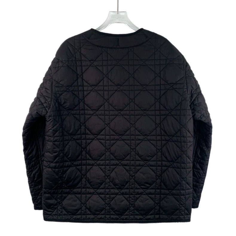 Dior Dior Black rattan check single-breasted long-sleeved cotto Size XS / US 0-2 / IT 36-38 - 2 Thumbnail