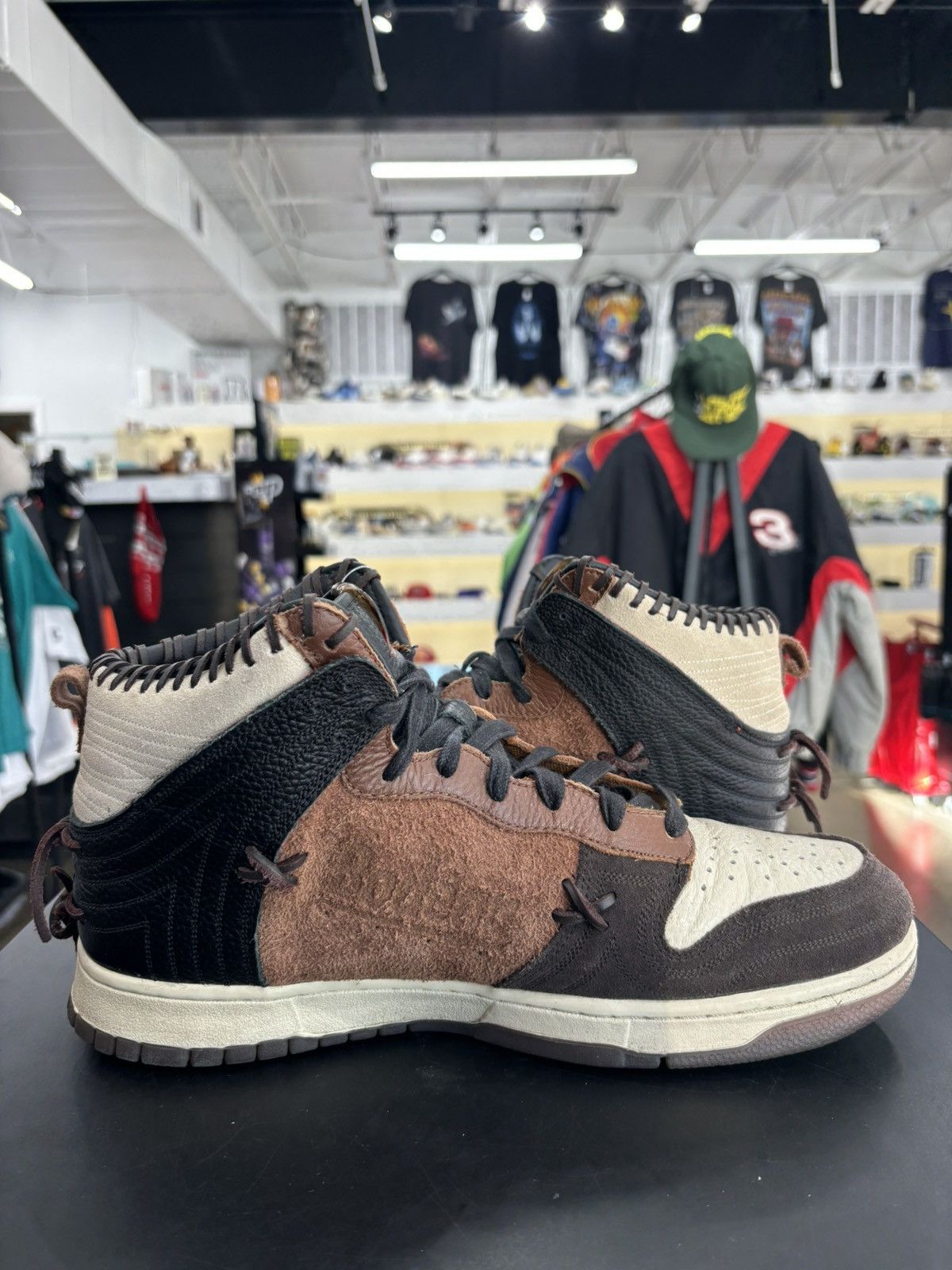Bodega × Nike Nike Dunk High Bodega Legend Fauna Brown Sz. 12 (2020) Size US 12 / EU 45 - 4 Thumbnail