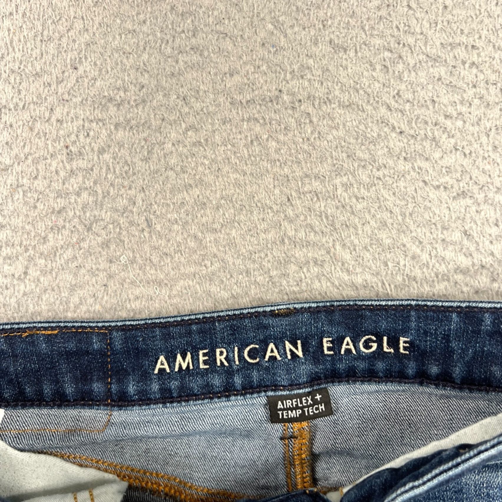 Vintage American Eagle Jeans Mens 28x30 Airflex Athletic Skinny Jeans Stretch Denim Blue Size US 28 / EU 44 - 6 Thumbnail