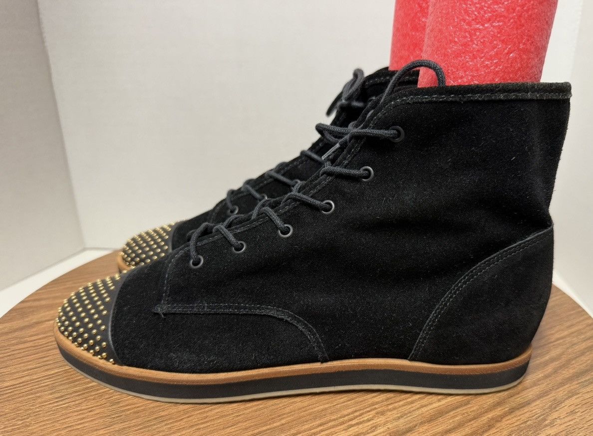 Loeffler Randall Loeffler Randall Octavia Black Suede Studded Ankle Booties Size US 9 / IT 39 - 7 Thumbnail