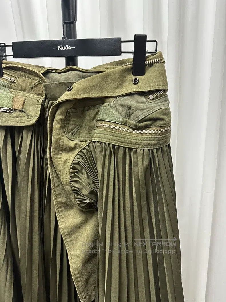 Junya Watanabe Junya Watanabe size S Style deconstructed pleated skirt Size 22" - 5 Thumbnail