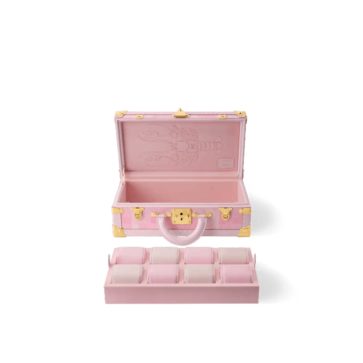 Louis Vuitton Damoflage Pink Sakura Coffret 8 Montres Poignée Watch Case Size ONE SIZE - 4 Thumbnail