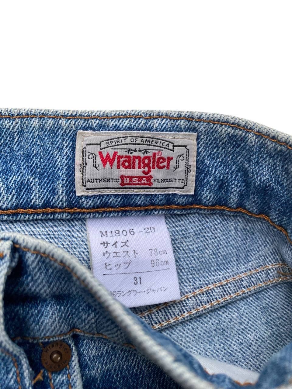 Wrangler Destroyed Wrangler USA Distress Patchwork Jeans Denim Size US 31 - 11 Thumbnail