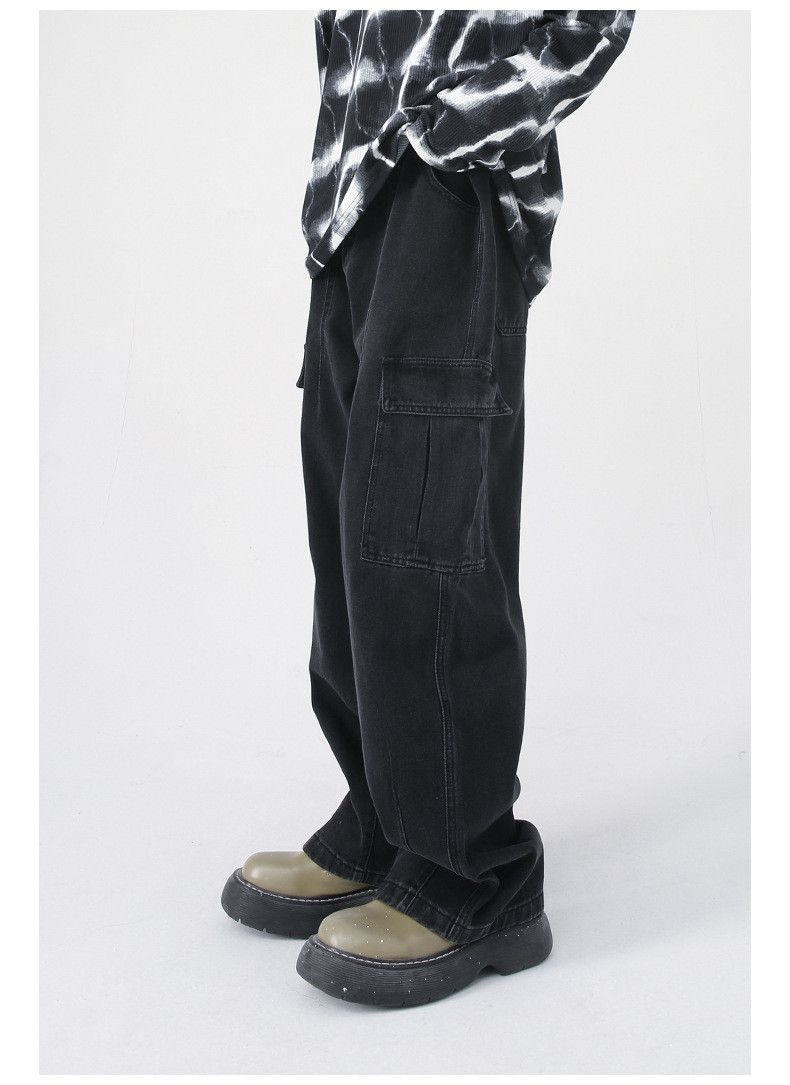Japanese Brand × Jean Men's straight loose multi-pocket vintage work jeans Size US 32 / EU 48 - 5 Thumbnail