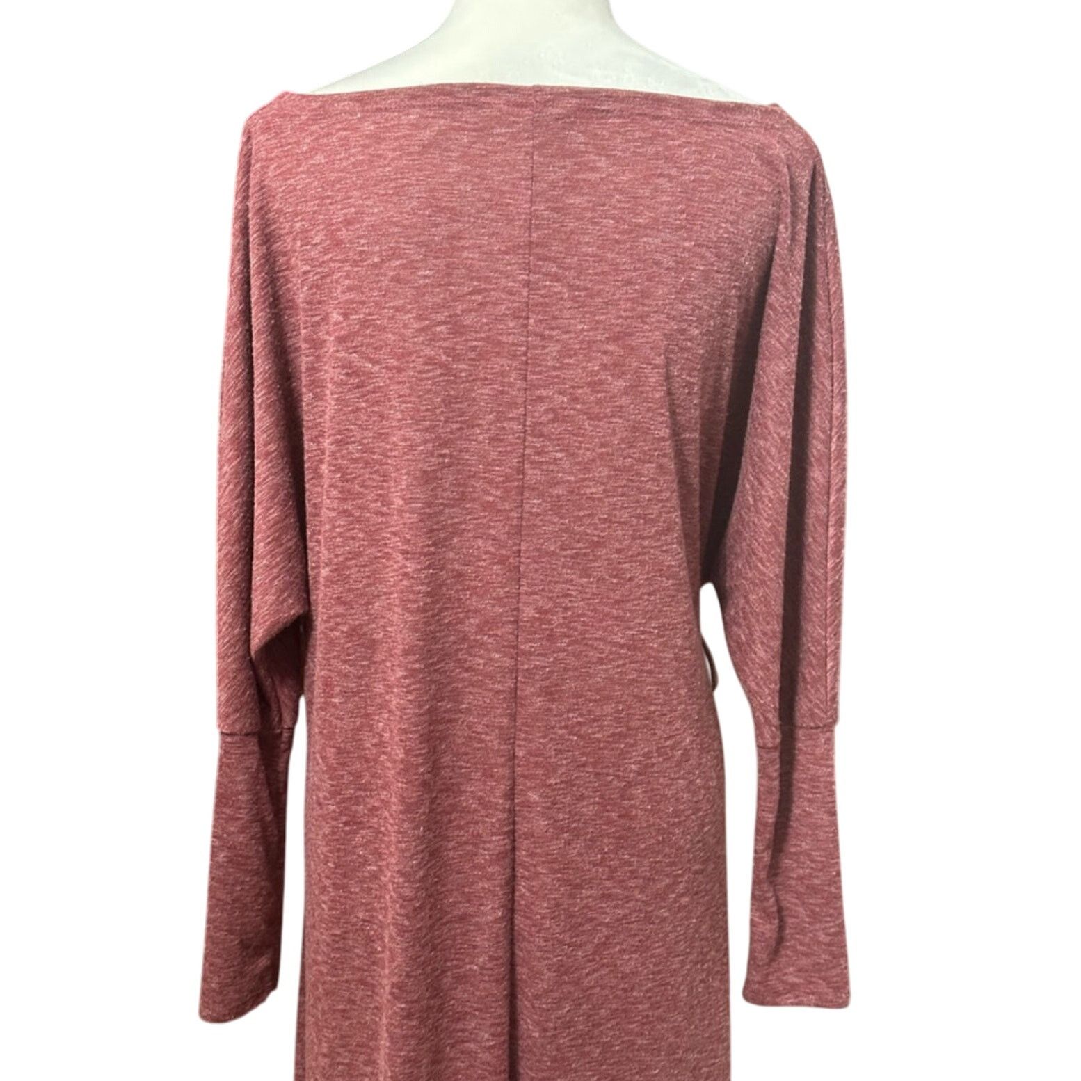 Other Caslon Shift Maxi Dress Boat Neck Heathered Pink S NWOT Size S / US 4 / IT 40 - 5 Thumbnail