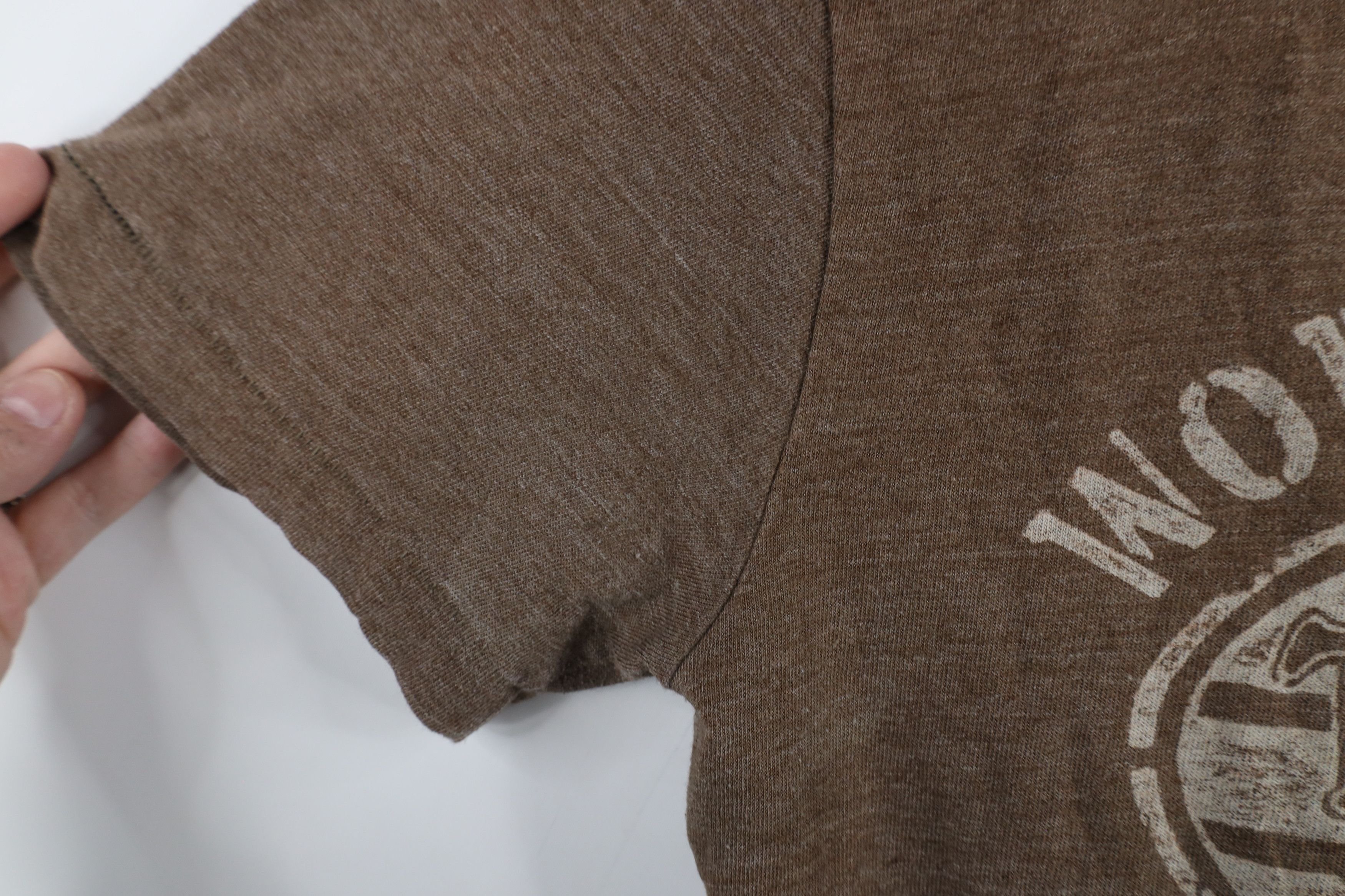 Lucky Brand × Vintage Vintage Lucky Brand x Triumph Motorcycles Thin T-Shirt Brown Size US S / EU 44-46 / 1 - 10 Thumbnail
