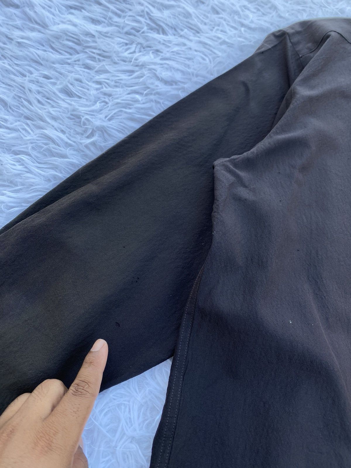 Yohji Yamamoto Rare Vintage 90s Yohji Yamamoto 50% Soie SILK Button Shirt Size US L / EU 52-54 / 3 - 16 Thumbnail