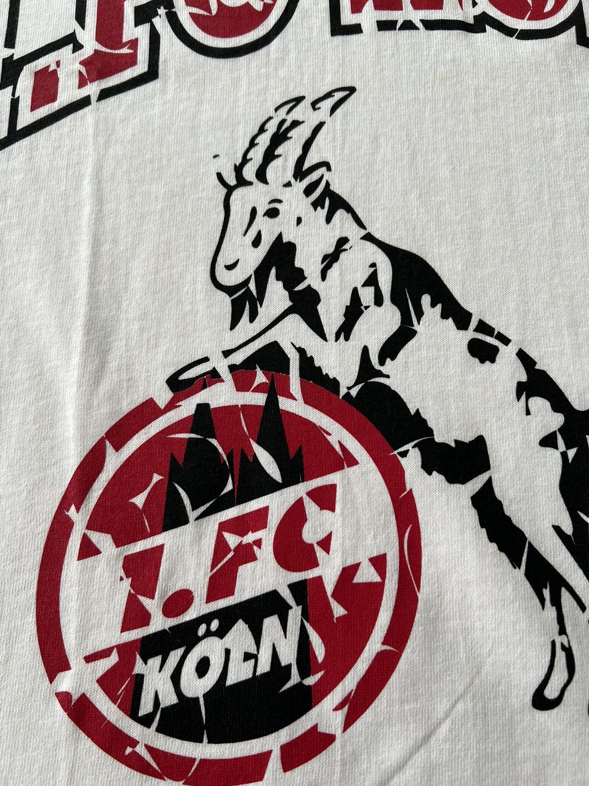 Vintage Vintage 90s FC Koln Soccer Football Nutmeg T-shirt Size US M / EU 48-50 / 2 - 4 Thumbnail