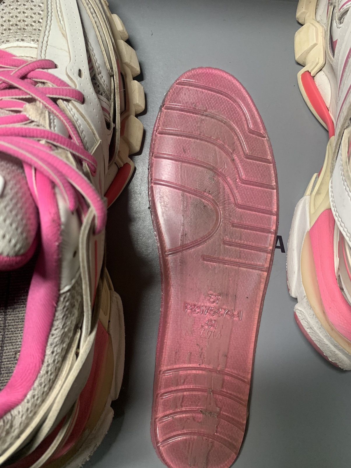 Balenciaga Balenciaga track white/pink Size US 8.5 / EU 41-42 - 6 Thumbnail