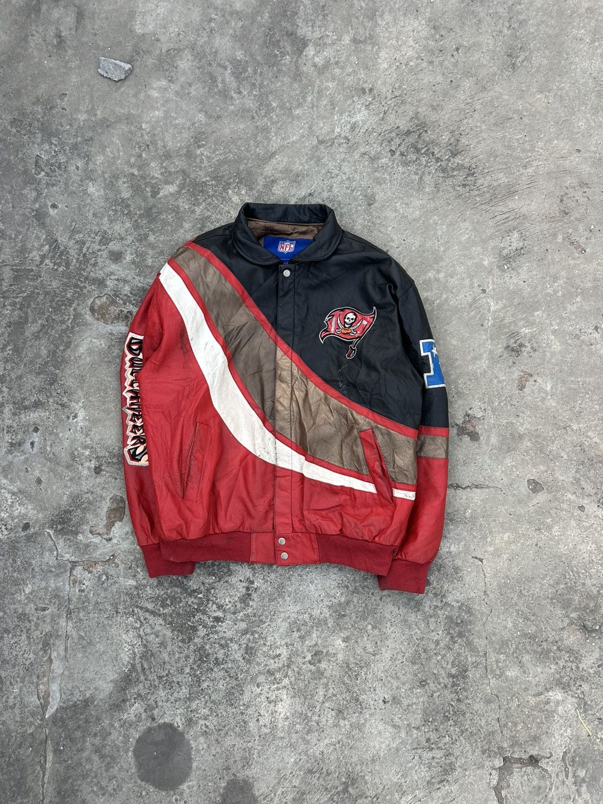 Reebok Rare Vintage Jeff Hamilton Buccaneers NFL x Reebok Jacket Size US XL / EU 56 / 4 - 10 Thumbnail