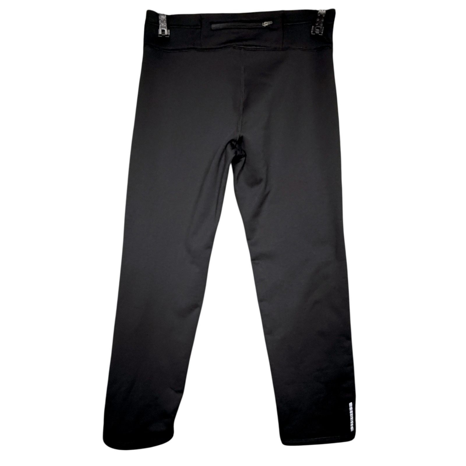 L.L. Bean LL Bean Women Black Primaloft Fleece Lined Leggings Med Tall Size 31" - 2 Thumbnail