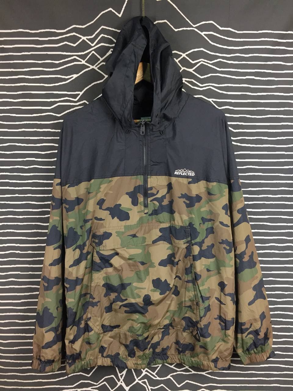 Bershka Bershka Reflected Camo Anorak Windbreaker Jacket Size US M / EU 48-50 / 2 - 3 Thumbnail