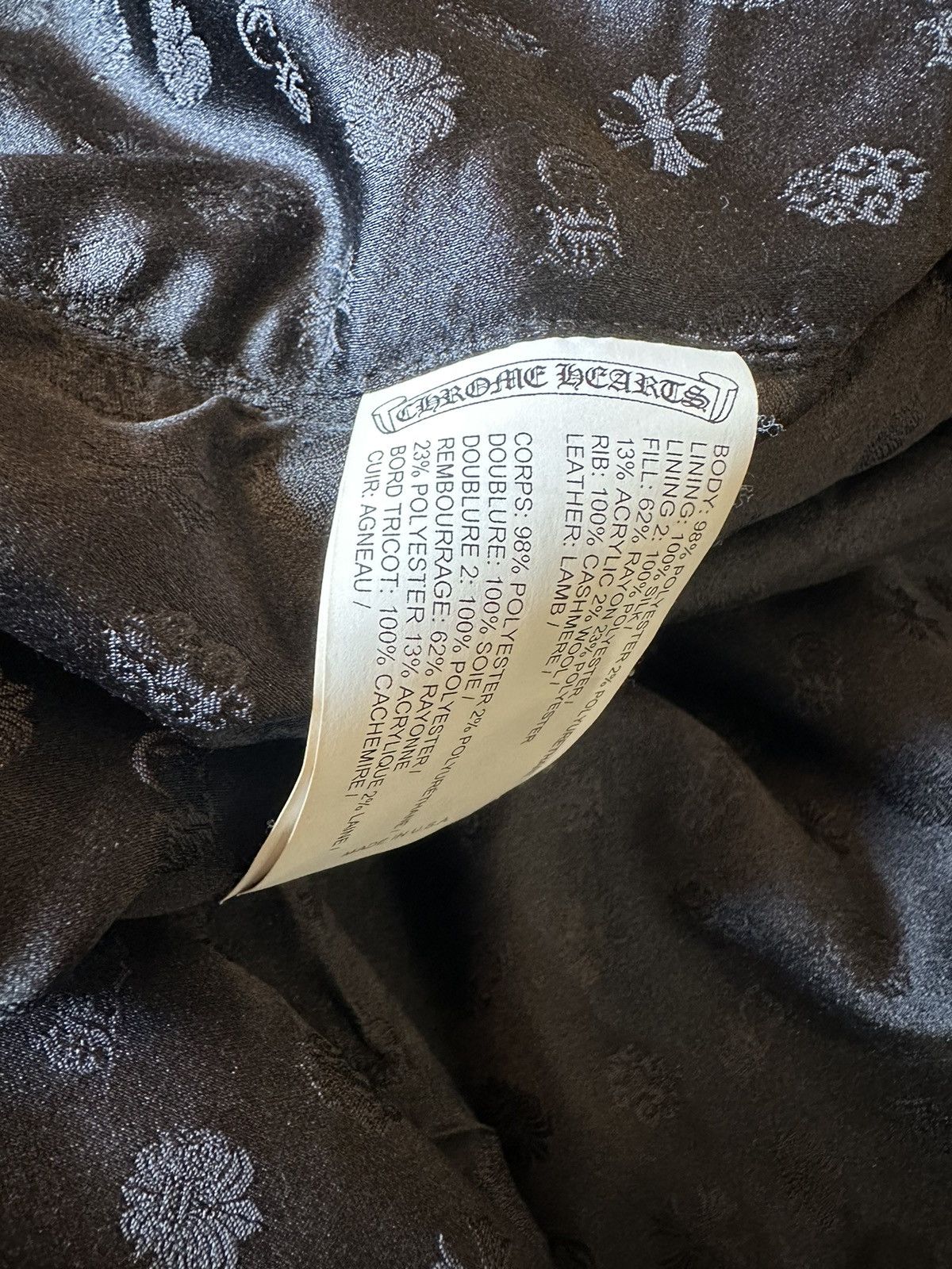 Chrome Hearts CHROME HEARTS PATCHED SZ-M-L BOMBER Size US M / EU 48-50 / 2 - 9 Thumbnail