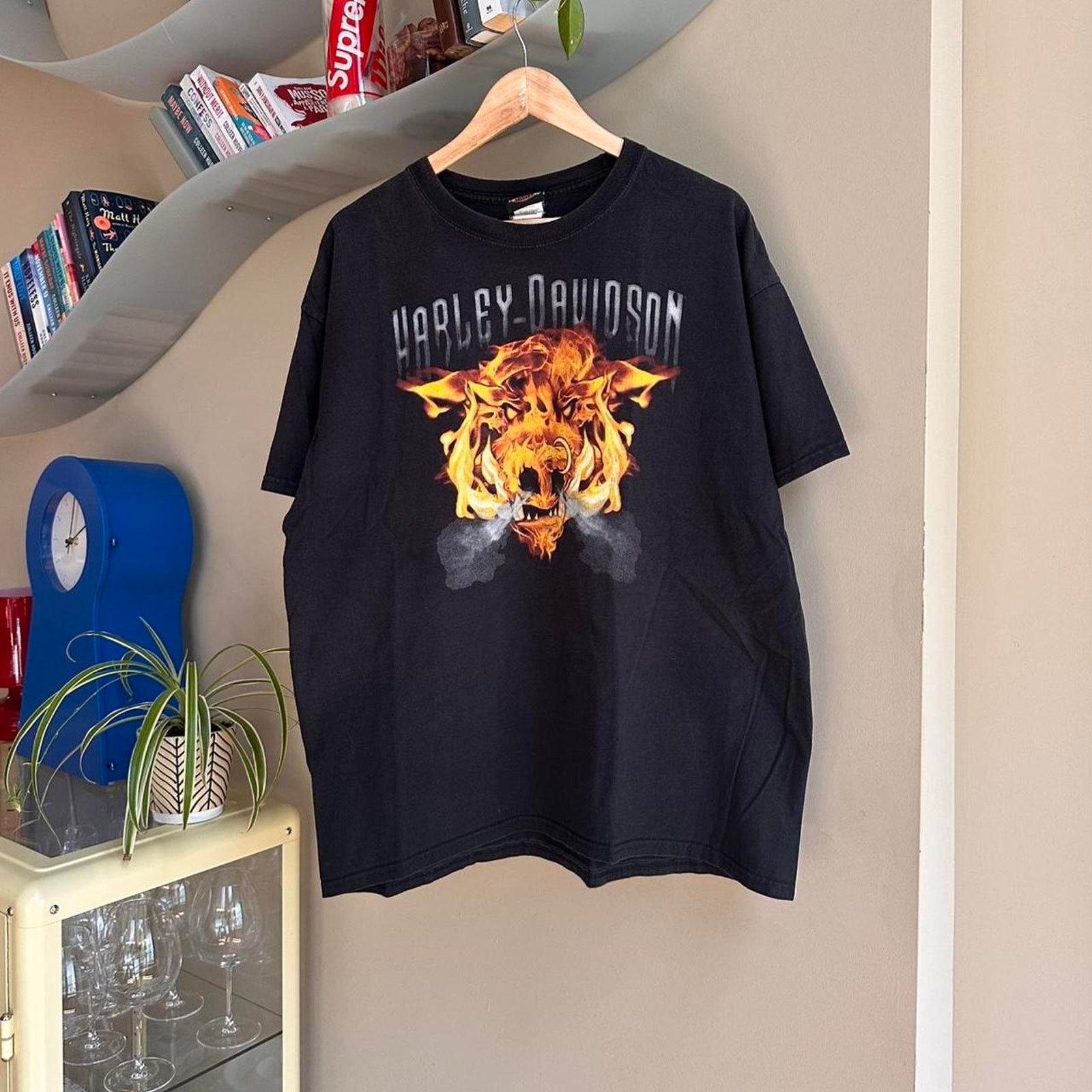 Harley Davidson × Vintage Vintage Y2K Harley Davidson Hawg Hog Shirt Size US XL / EU 56 / 4 - 1 Thumbnail