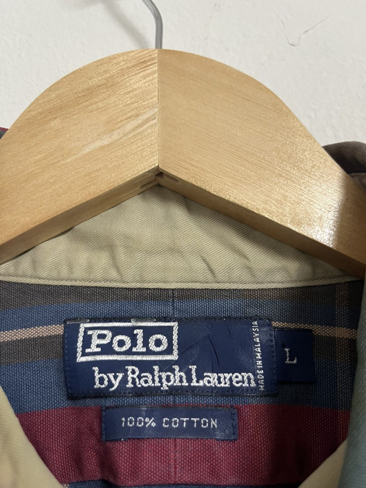 Polo Ralph Lauren VINTAGE 90s🔥 POLO RL OUTDOOR DISTRESSED plaid canvas Size US L / EU 52-54 / 3 - 14 Thumbnail
