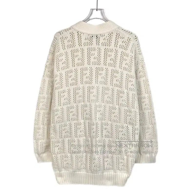 Fendi Fendi Women's Beige Cotton Cardigan . Size S / US 4 / IT 40 - 2 Thumbnail