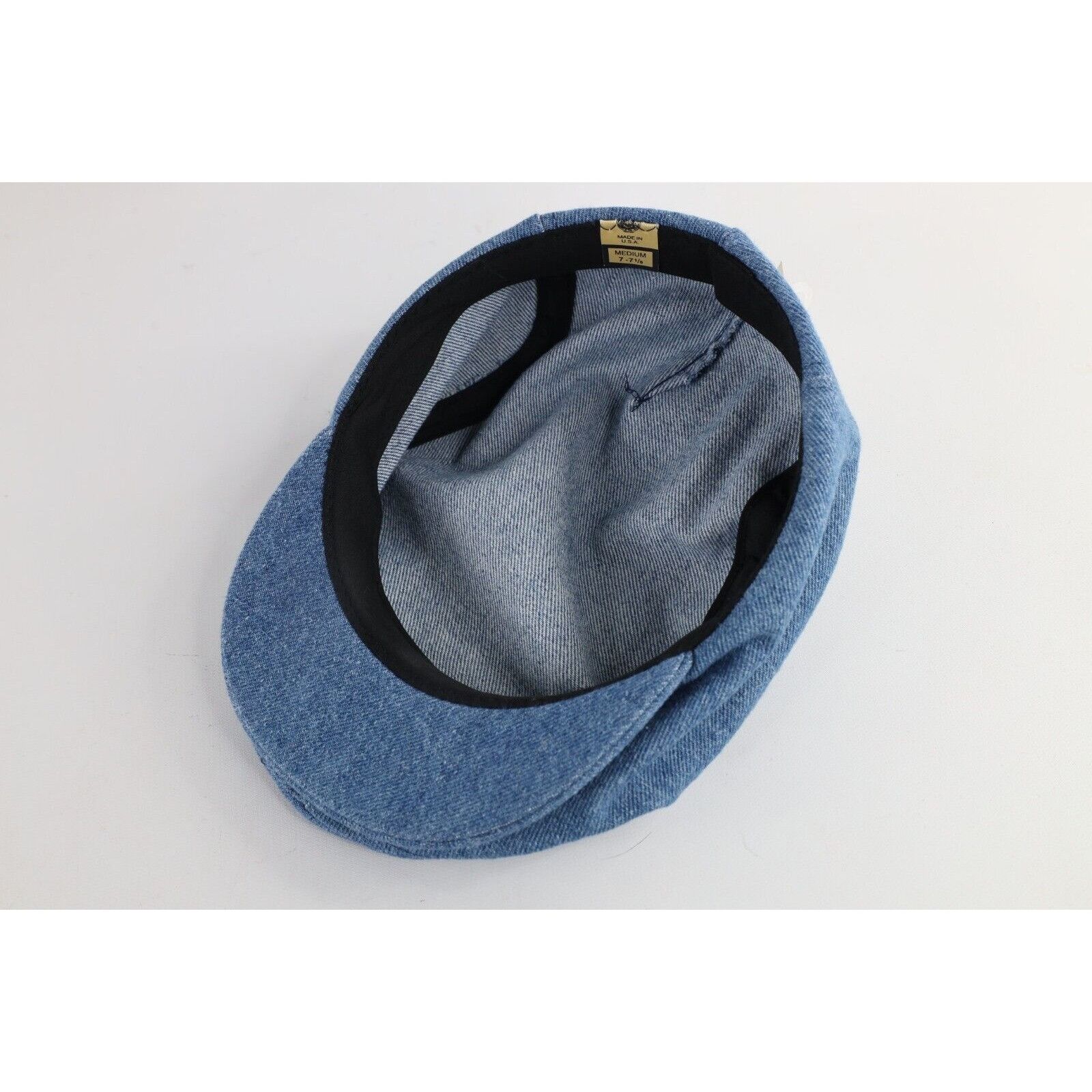 Vintage Deadstock Vintage 70s Streetwear Denim Jean Newsboy Cap Size ONE SIZE - 5 Thumbnail