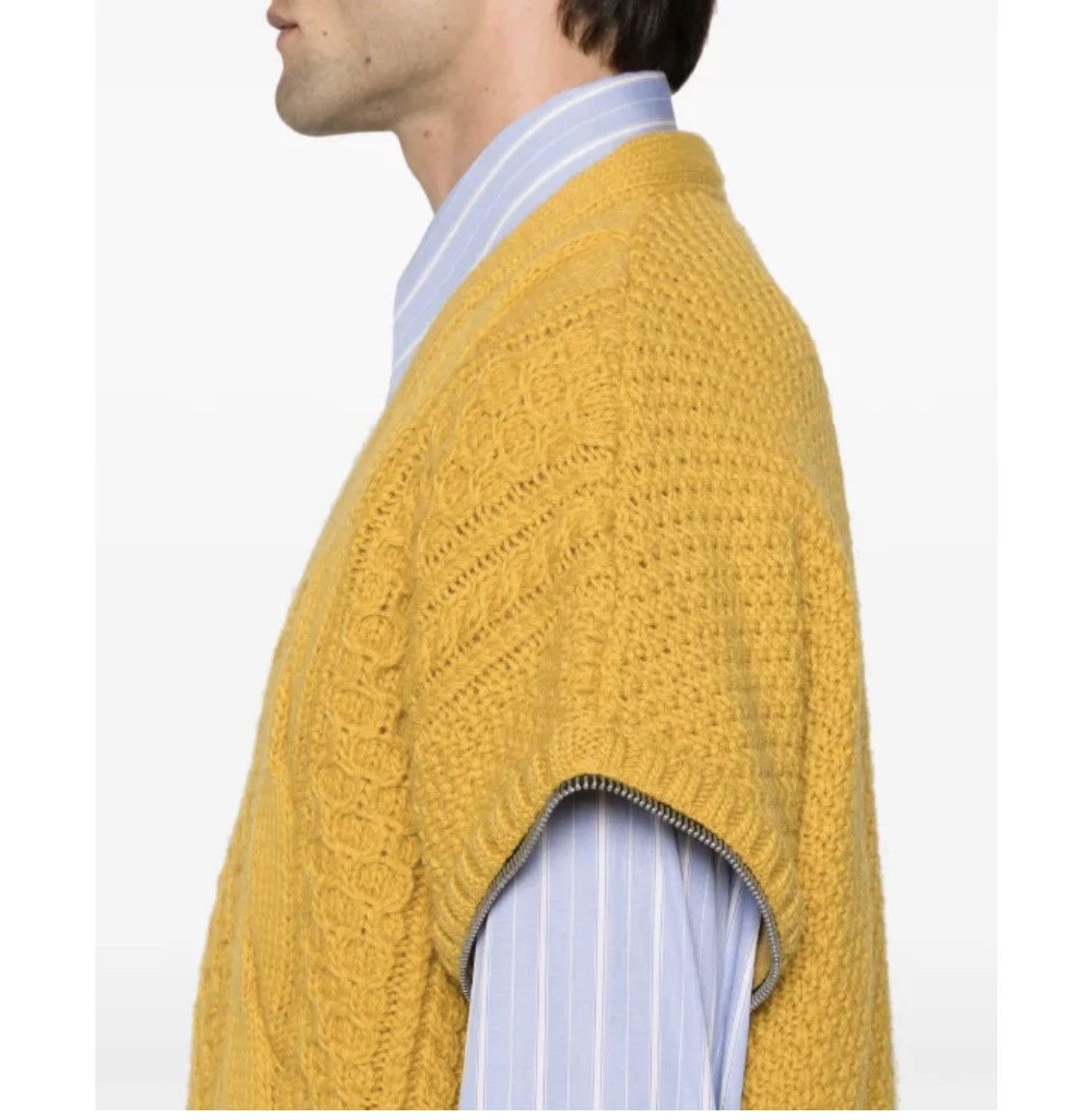 Gucci Gucci New Kable Knit yellow-mustard wool jumper, size M Size US M / EU 48-50 / 2 - 6 Thumbnail