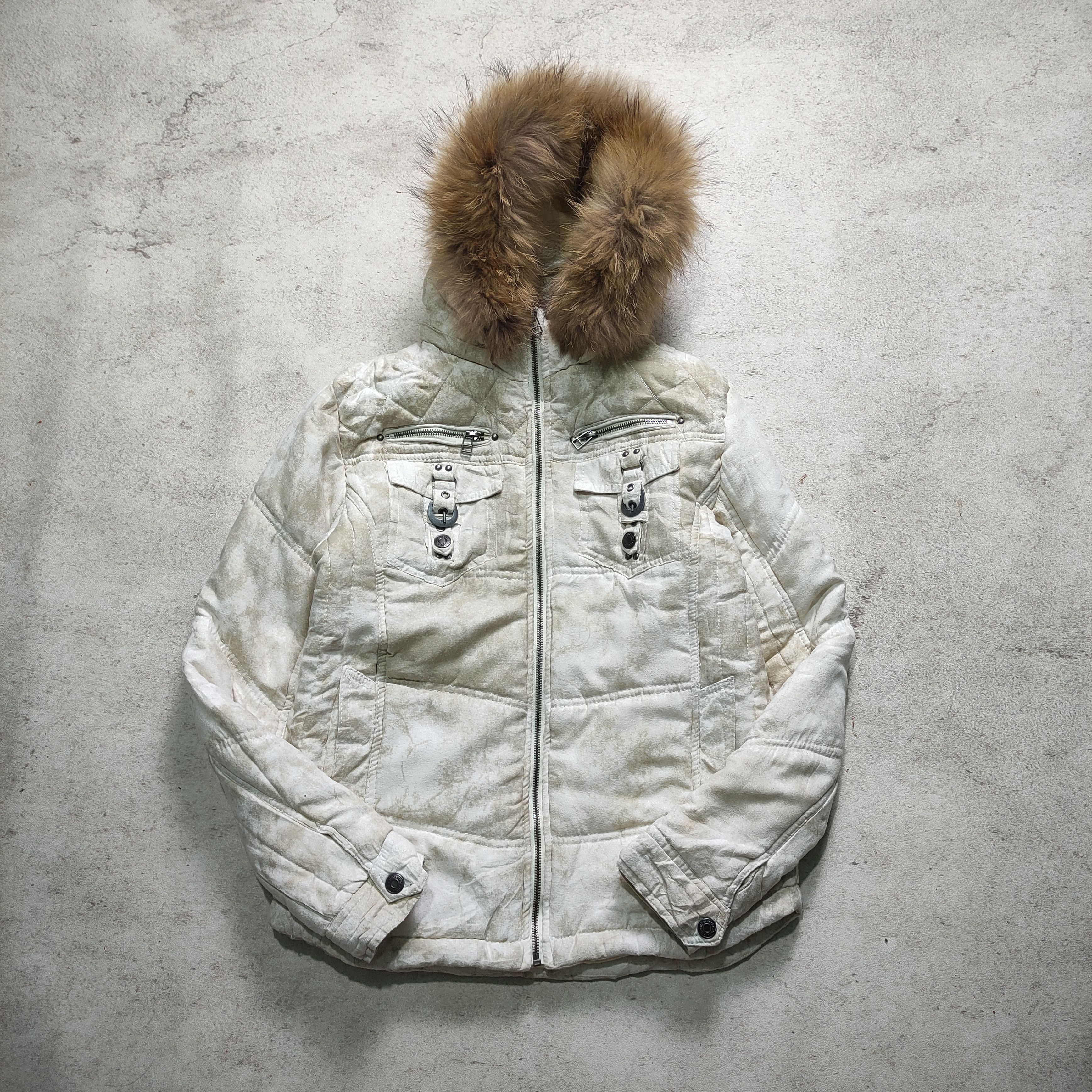 In The Attic × Japanese Brand In The Attic Fur Padded Jacket | Grailed