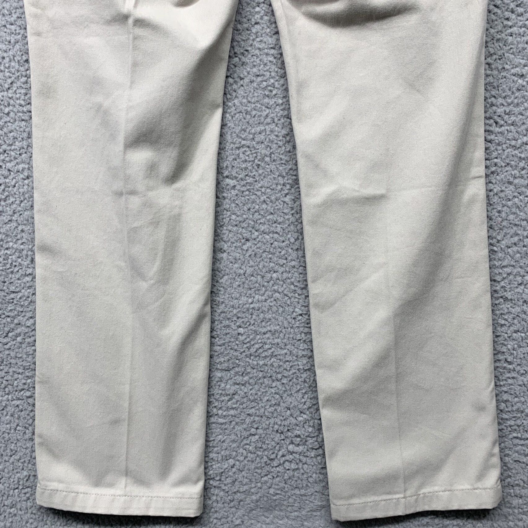 Essentials Amazon Essentials Pants Men's 32Wx31L Slim Flat Front Beig e Cotton Blend Back Pockets NWT Size US 32 / EU 48 - 6 Thumbnail