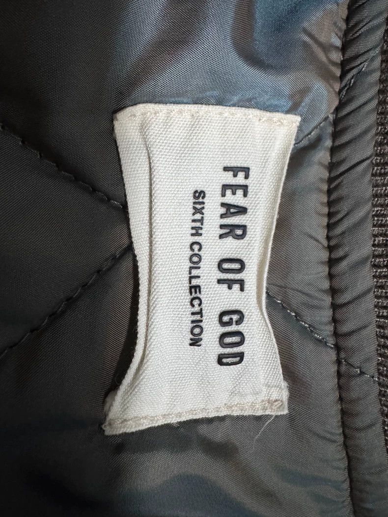 Fear of God Fear of God God gray patch jacket Size US XL / EU 56 / 4 - 4 Thumbnail