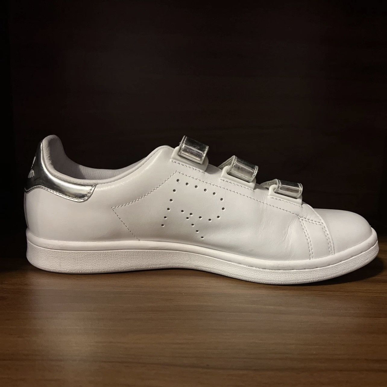 Adidas × Raf Simons FW16 Adidas Raf Simons Stan Smith Comfort White & Silver Size US 9.5 / EU 42-43 - 14 Thumbnail