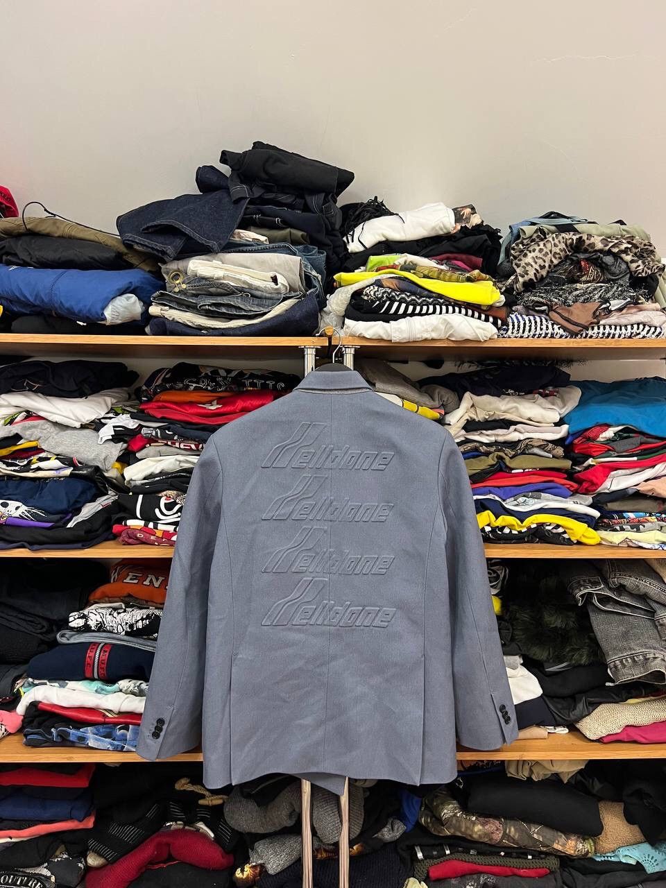 WE11DONE We11done Double Breasted Sky Blue South Korean Brand blazer Size 38L - 1 Thumbnail