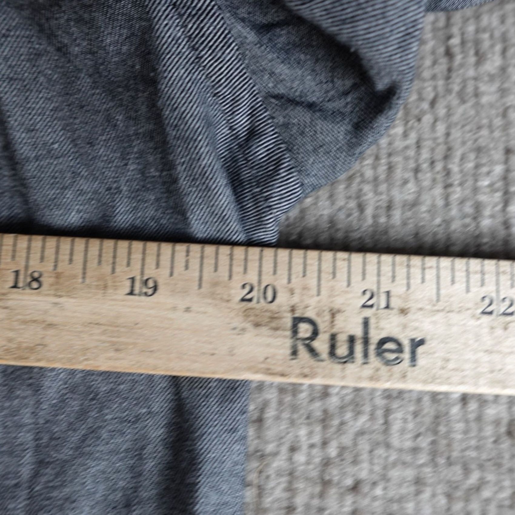 Gustin Gustin Mens Shirt Medium Gray Chambray Made in USA Size US M / EU 48-50 / 2 - 6 Thumbnail