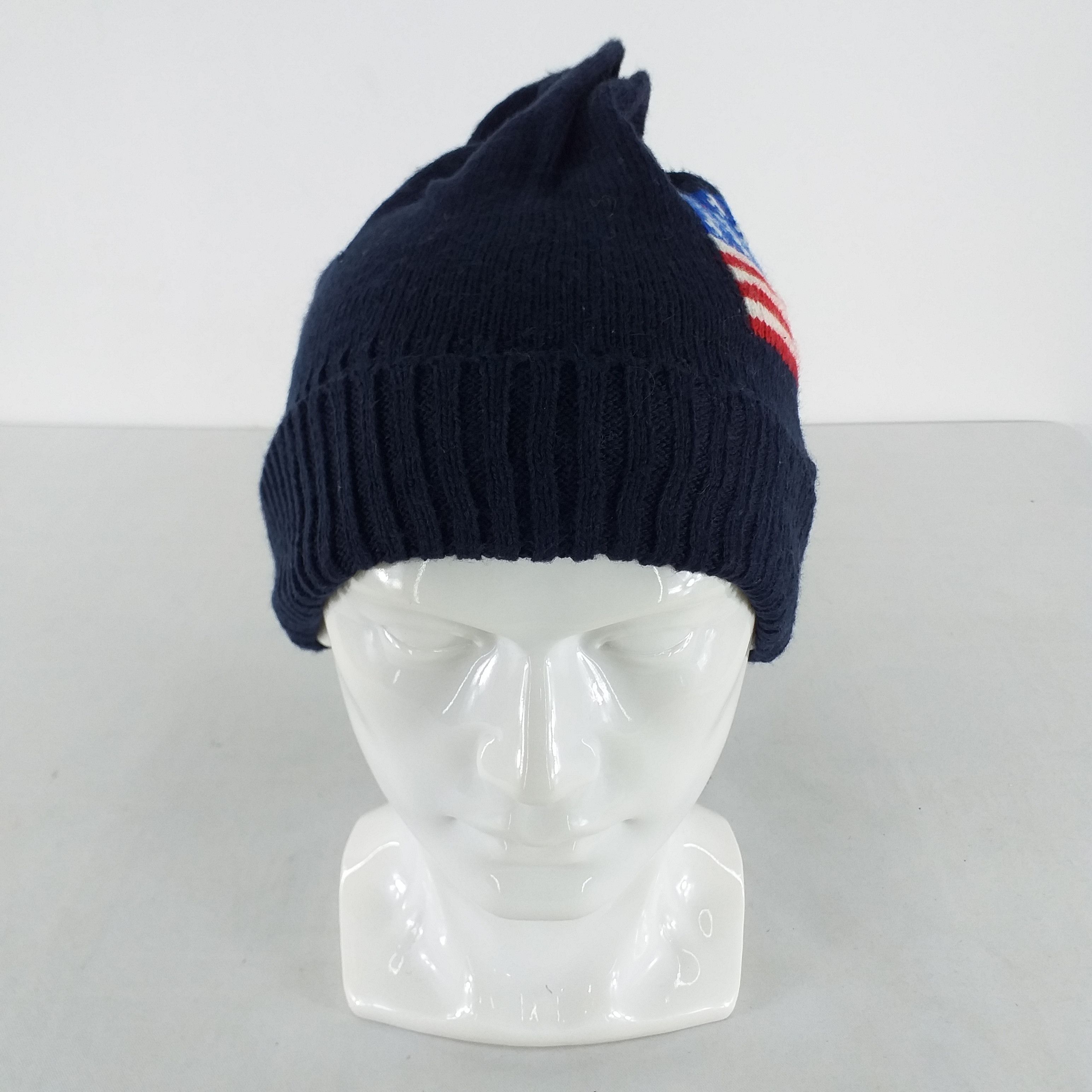 Japanese Brand Big Flag Snow Cap Hat Beanie -BN402 Size ONE SIZE - 2 Thumbnail