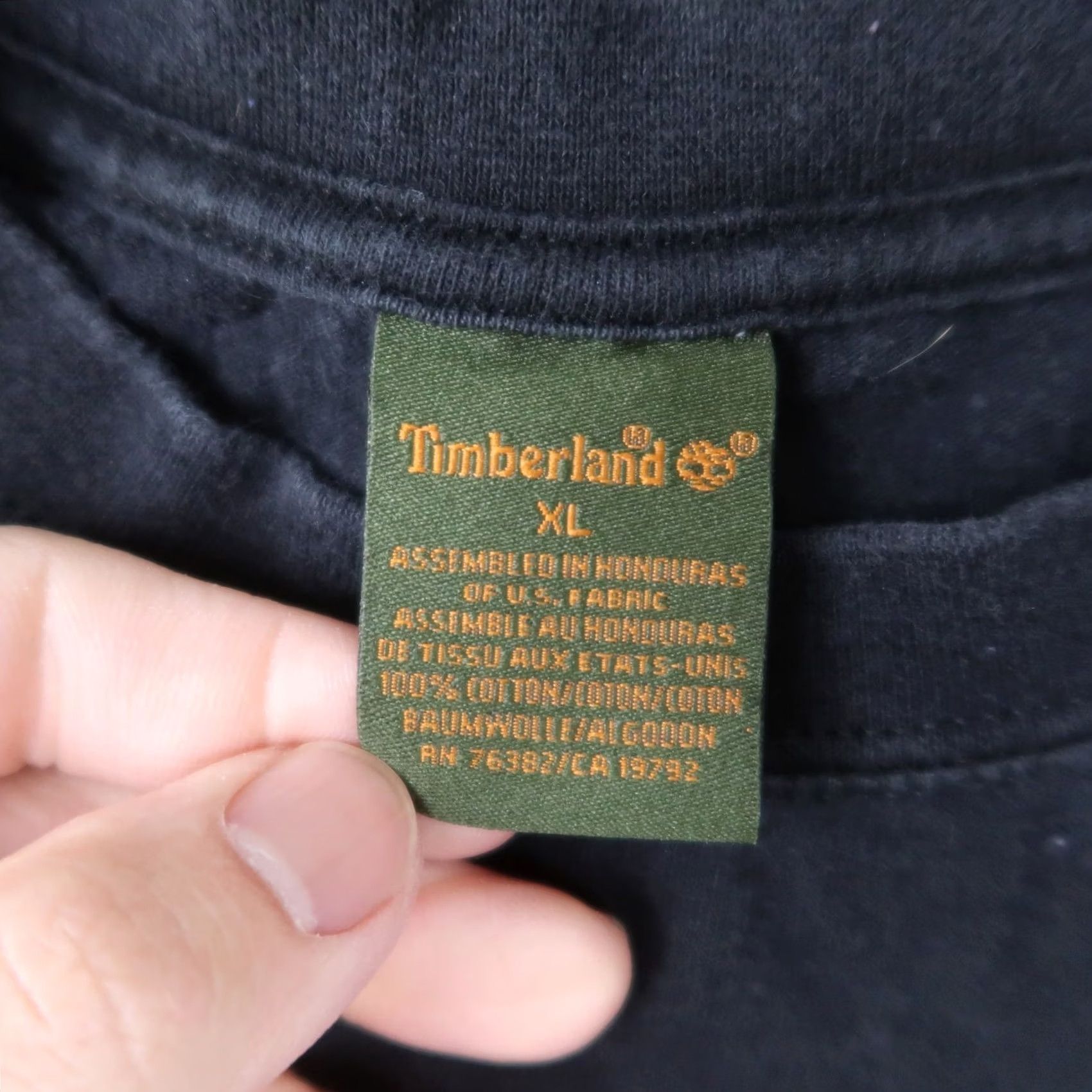 Timberland VINTAGE Timberland T Shirt Mens XL Black Long Sleeve Graphic Baggy Hip Hop 90s Womens? Size US XL / EU 56 / 4 - 5 Thumbnail
