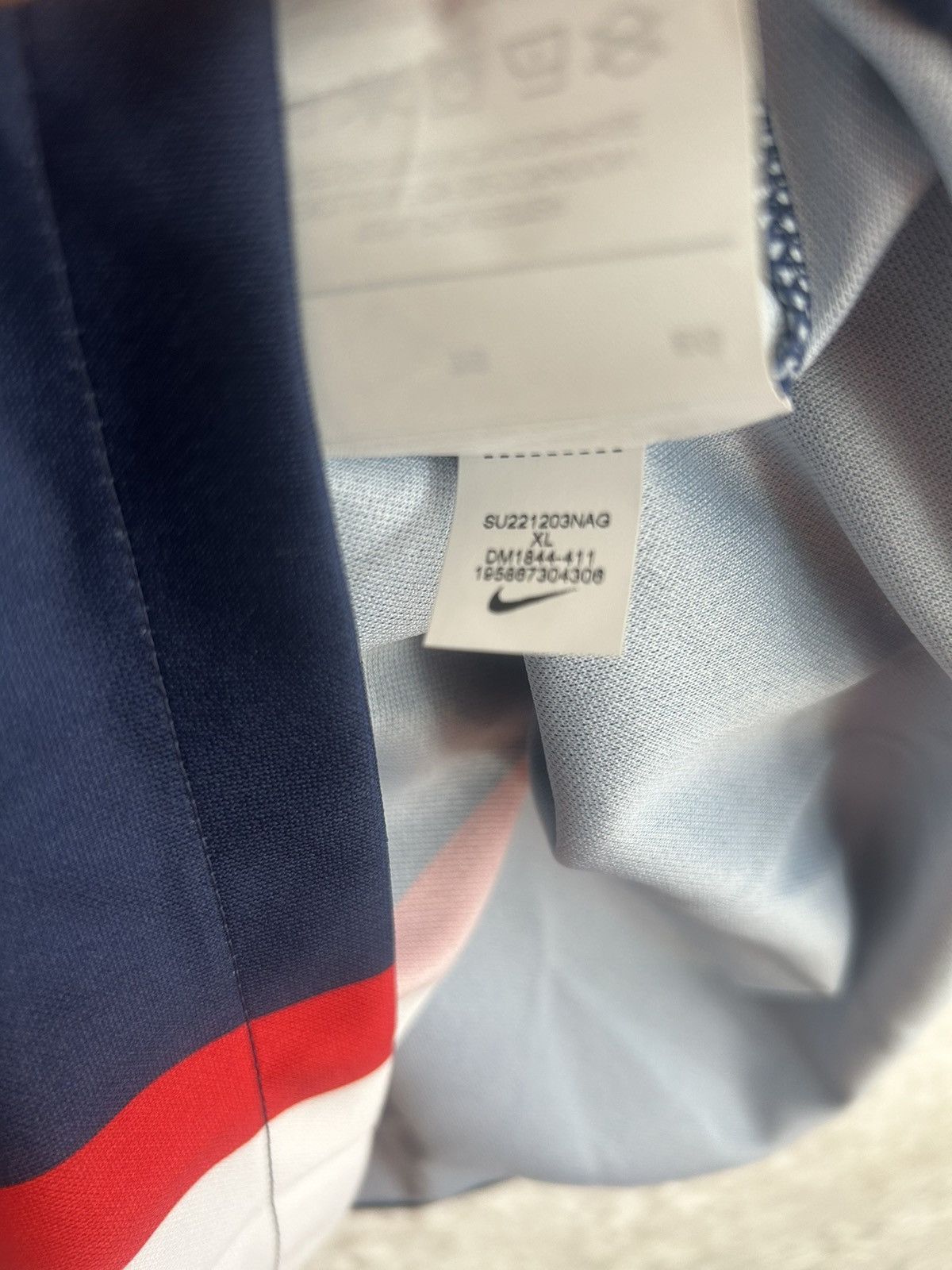 Nike 2022-23 Lionel Messi Nike Paris Saint Germain Home Kit Size US XL / EU 56 / 4 - 8 Thumbnail