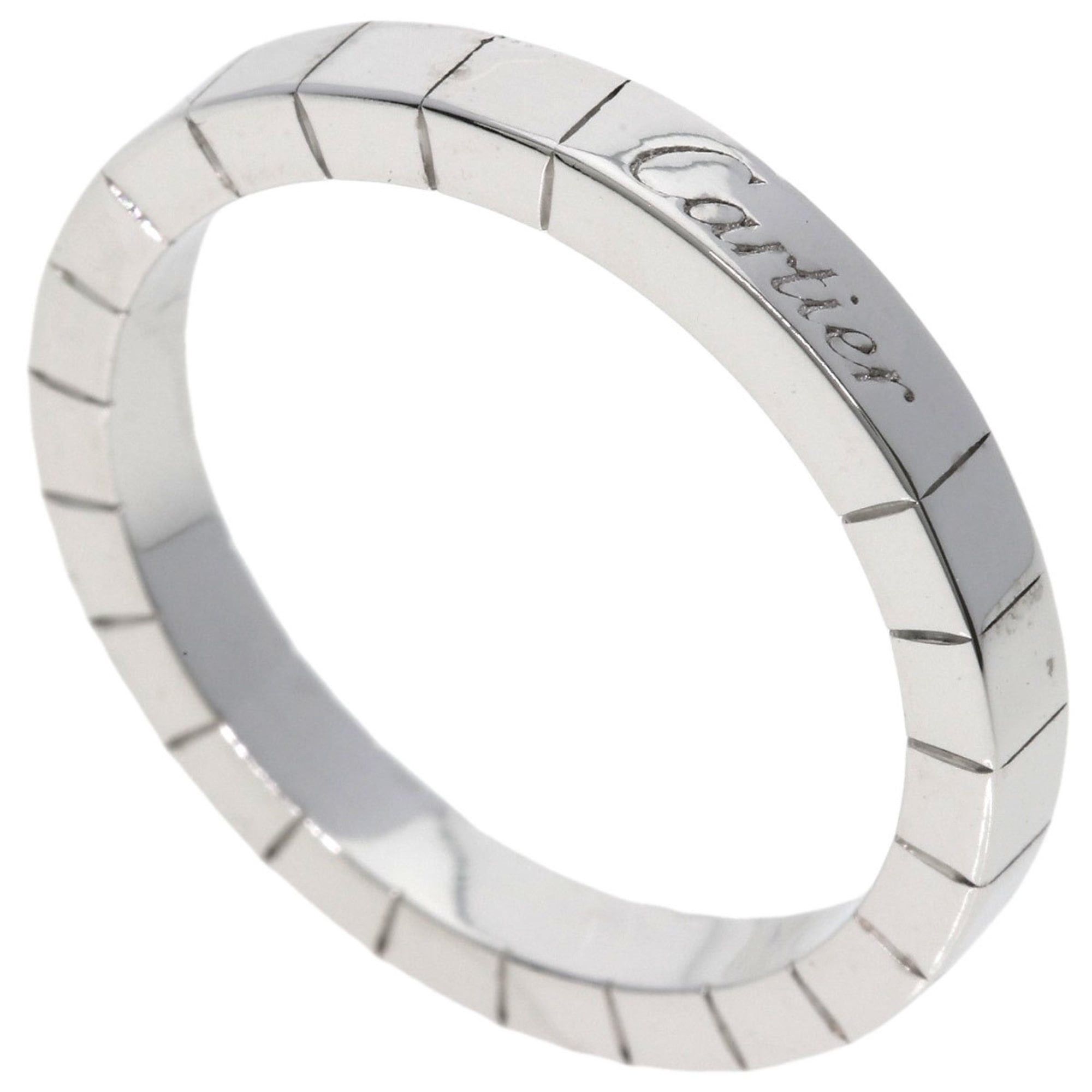 Cartier Lanier #60 Ring 18K White Gold Women's CARTIER