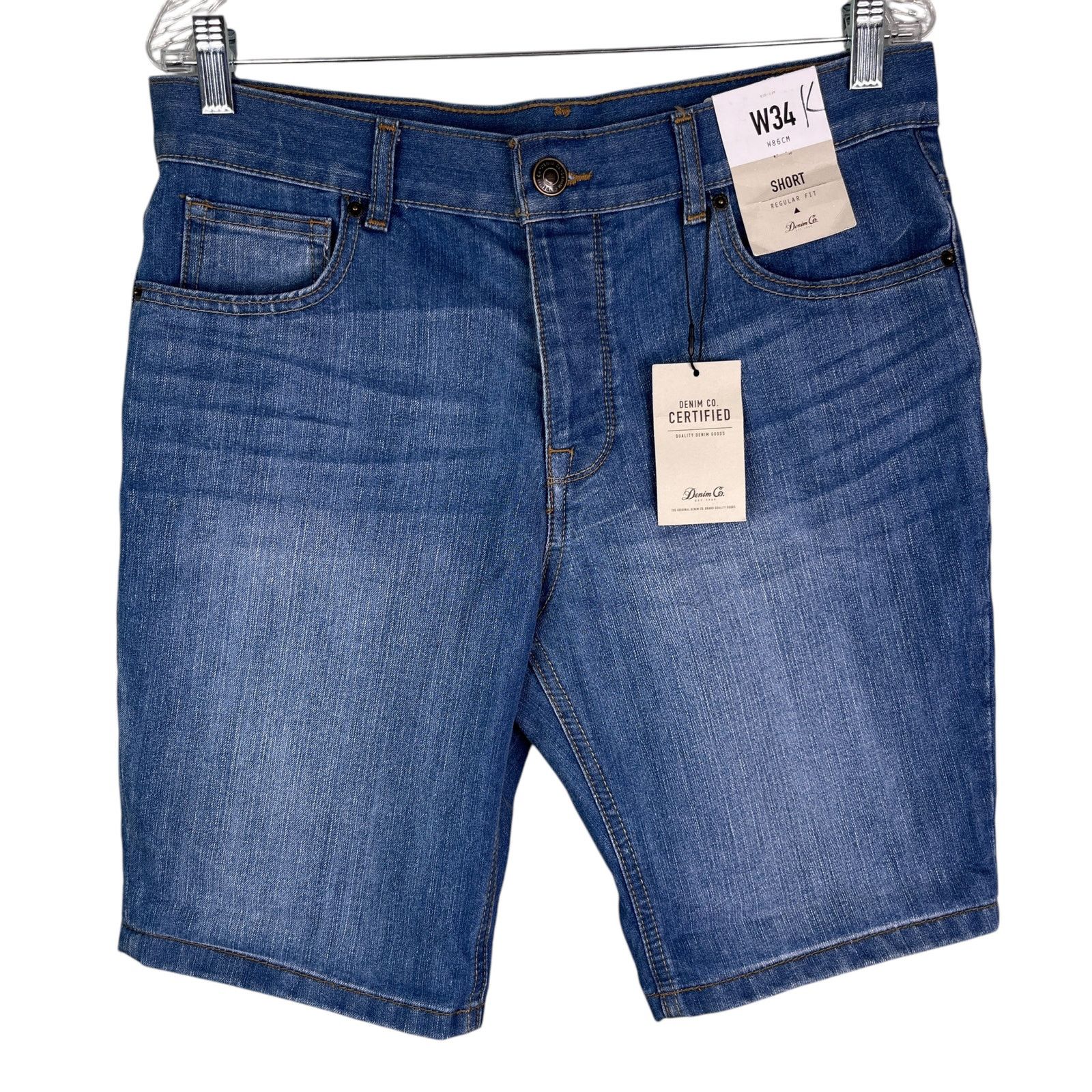 Other Denim Co Relaxed Fit Denim Shorts Button Fly 34 New Size US 34 / EU 50 - 1 Thumbnail