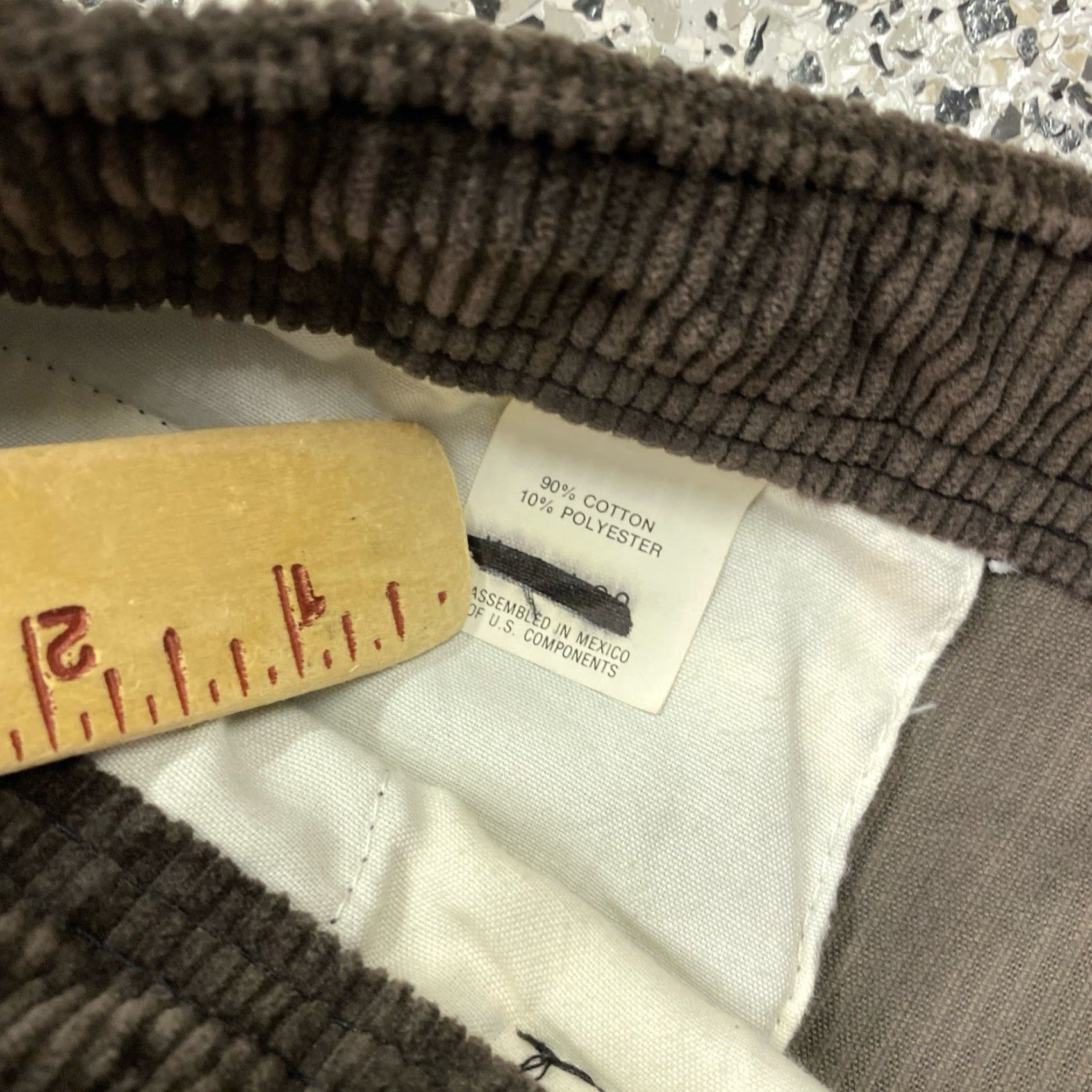 Dockers VINTAGE Dockers Brown Corduroy Pants Mens 32x29 Brown Punk Casual Khakis Straight Relaxed Size US 32 / EU 48 - 3 Thumbnail