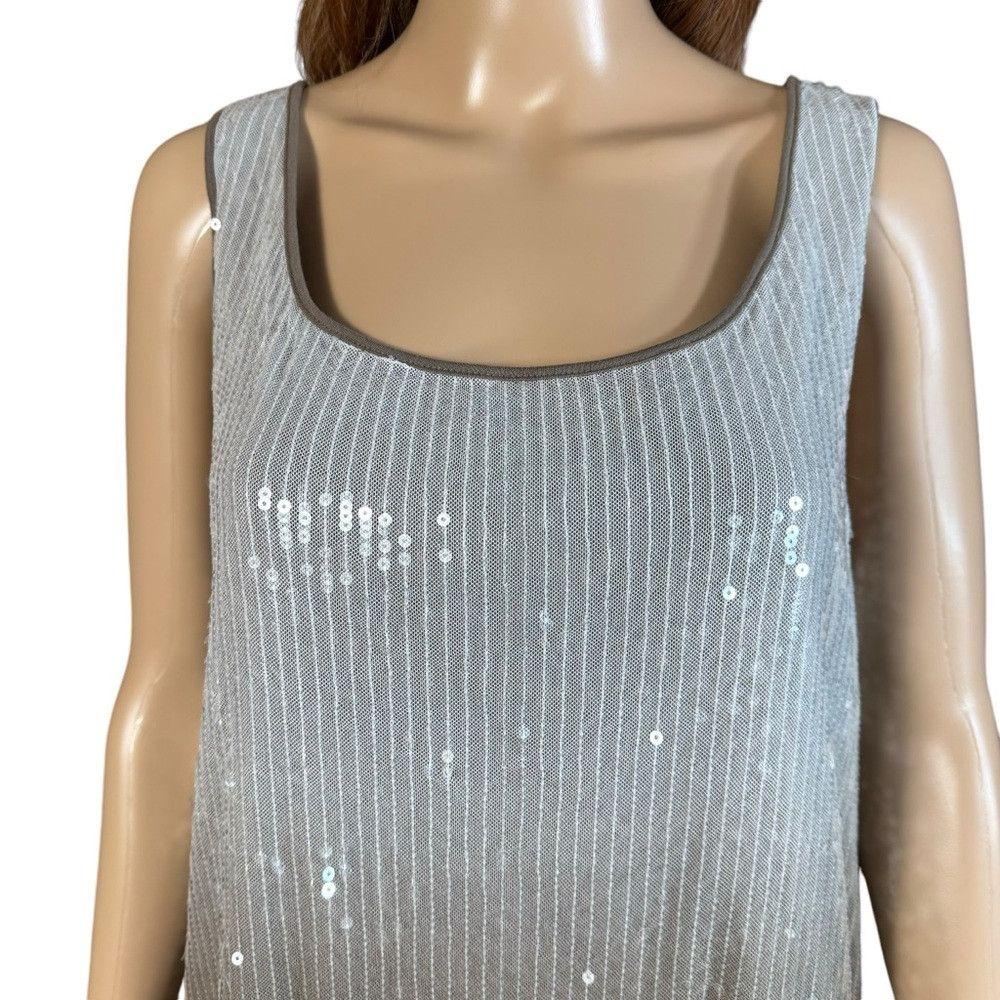 Chicos NWT New Chico's Sequin Ombre Mocha Tank Size 3 US XL Size XL / US 12-14 / IT 48-50 - 2 Thumbnail