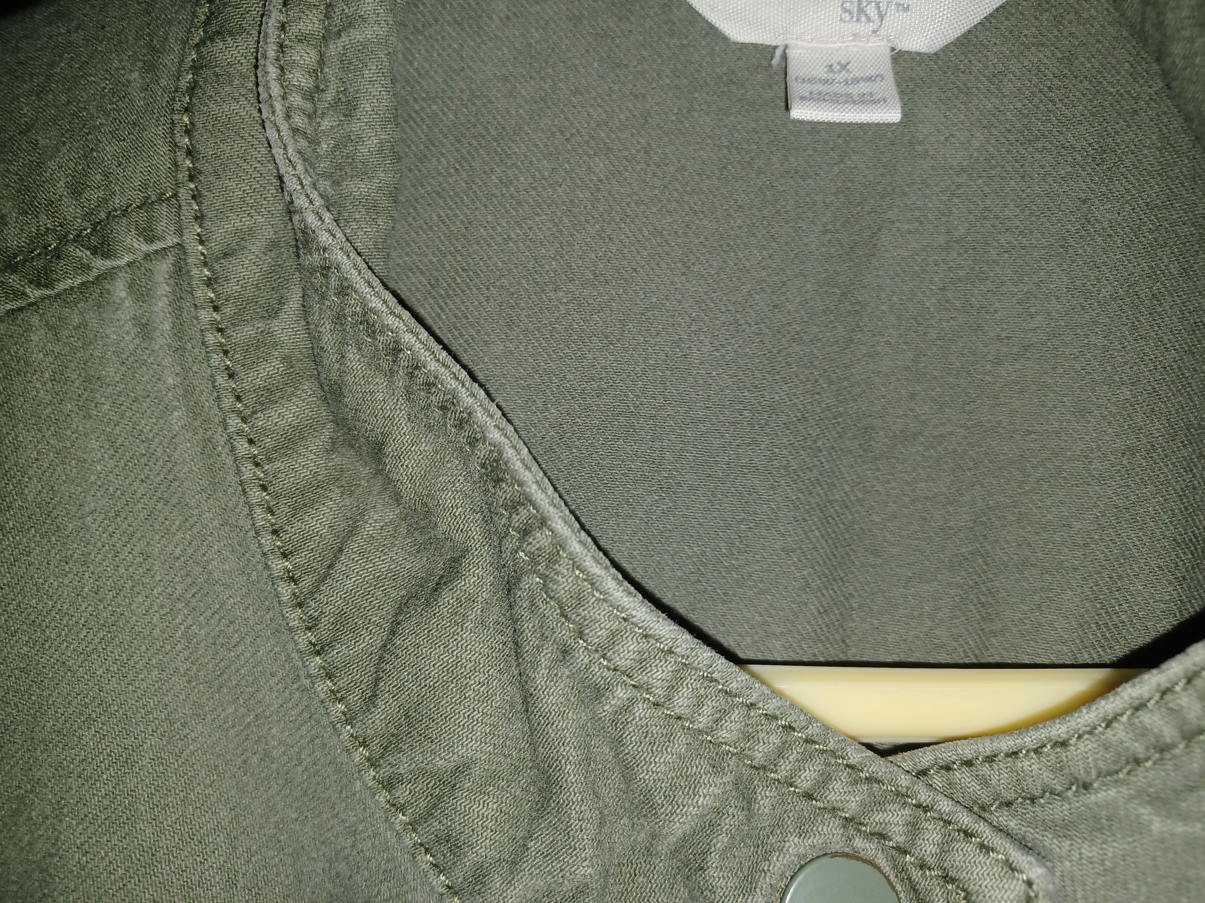 Other Terra & Sky Women's Jacket XL (16W-18W) Olive Green Size XL / US 12-14 / IT 48-50 - 4 Thumbnail