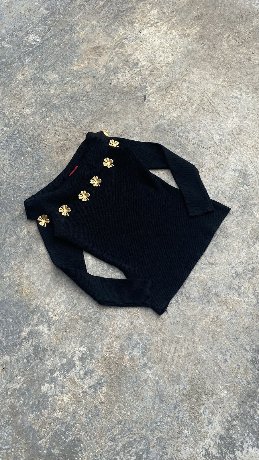 image of Dorothee Schumacher x Italian Designers Vintage Dorothee Bis Pleated Knitwear in Black, Women's (Si