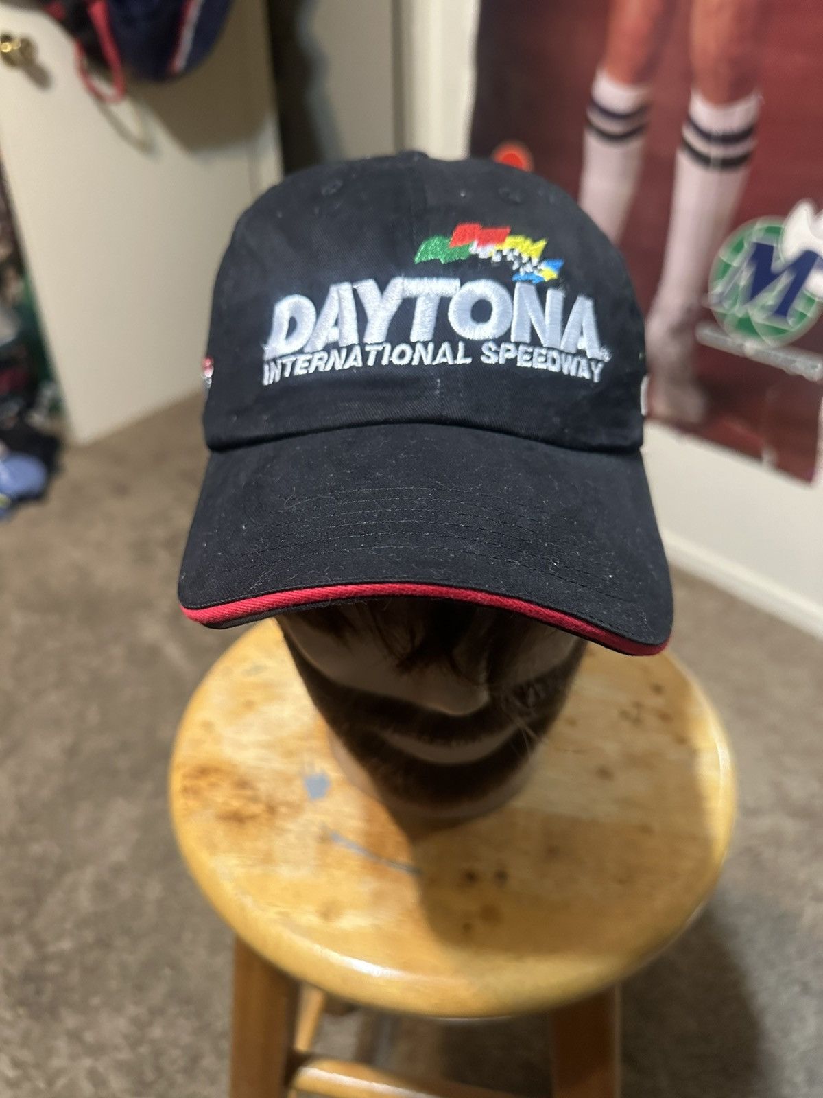 NASCAR Vintage Daytona International Speedway Cap NASCAR hat 90s Size ONE SIZE - 2 Thumbnail