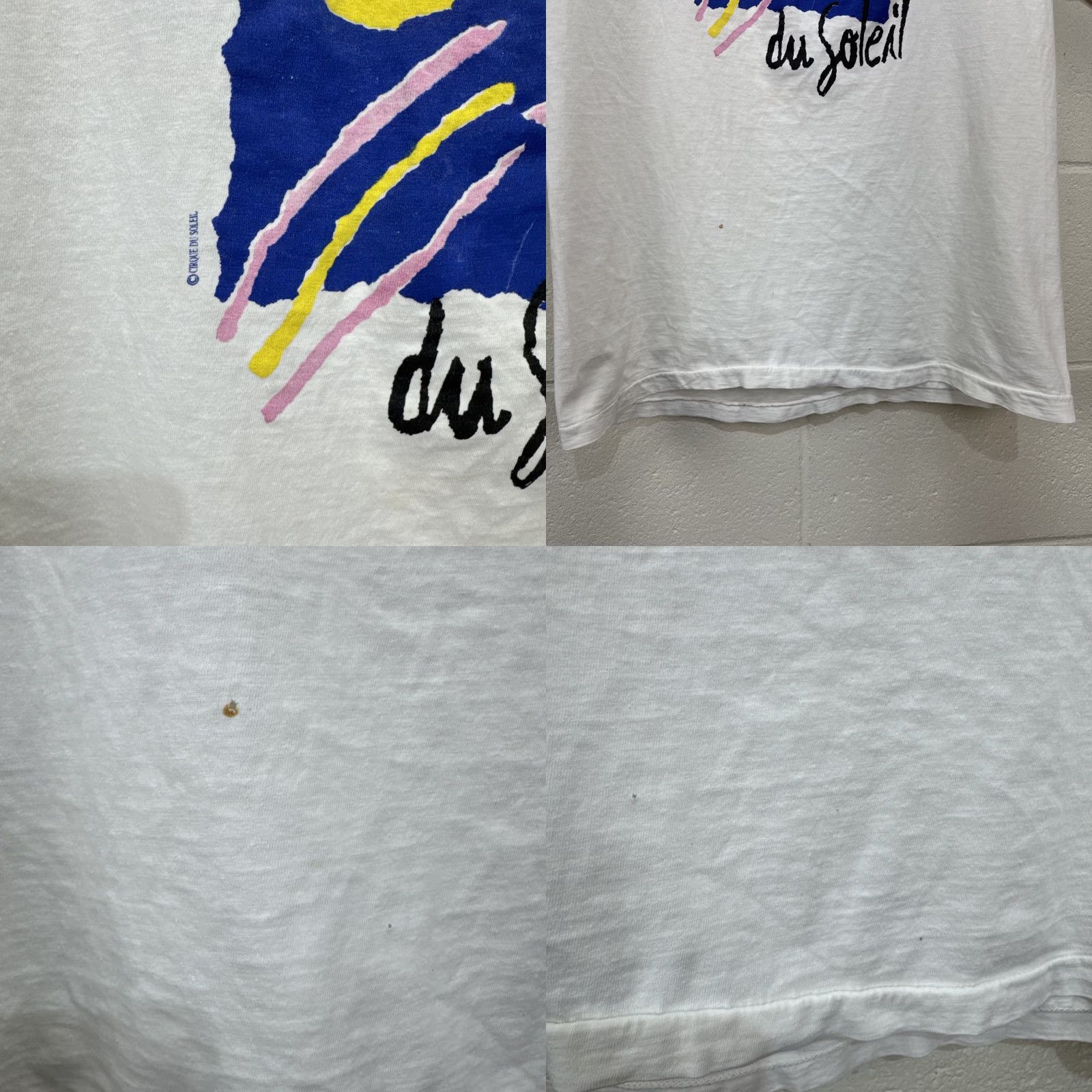 Vintage VINTAGE Cirque Du Soleil T-Shirt White 90s Circus Art Graphic Tee Unisex Adult Medium Size US M / EU 48-50 / 2 - 8 Thumbnail
