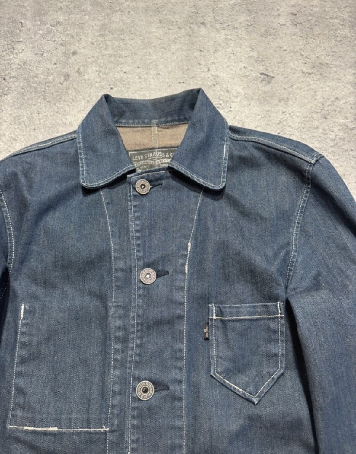 Levi's × Vintage Levi’s track denim jacket multi pocket vintage y2k 90s Size US S / EU 44-46 / 1 - 4 Thumbnail