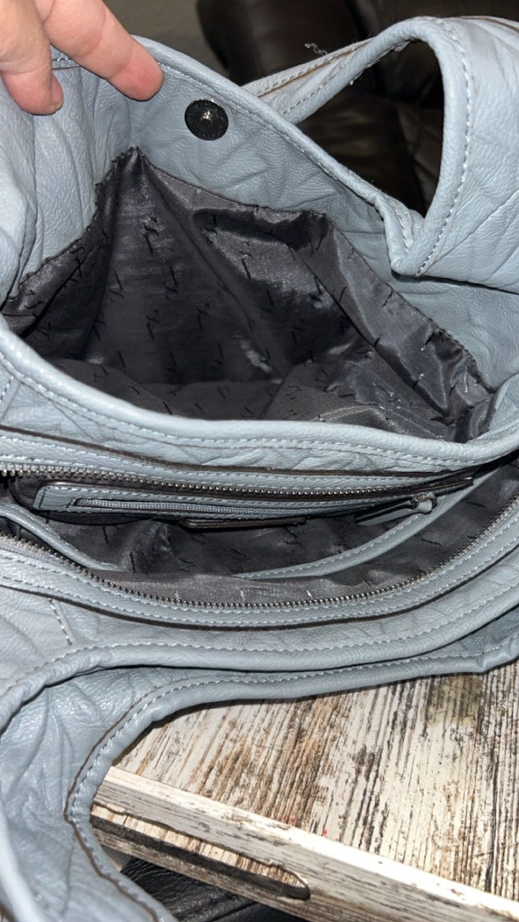 Victoria's Secret Women's victoria secret Light Blue Hobo Bag One Size Size ONE SIZE - 6 Thumbnail
