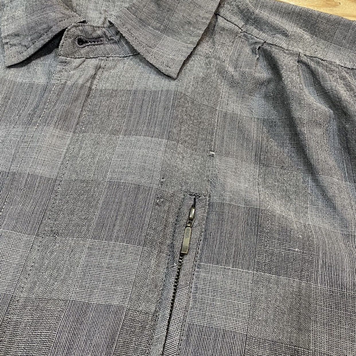 Pierre Balmain × Vintage Pierre Balmain Checked Basic Logo Jacket - Harrington Style Size US M / EU 48-50 / 2 - 19 Thumbnail