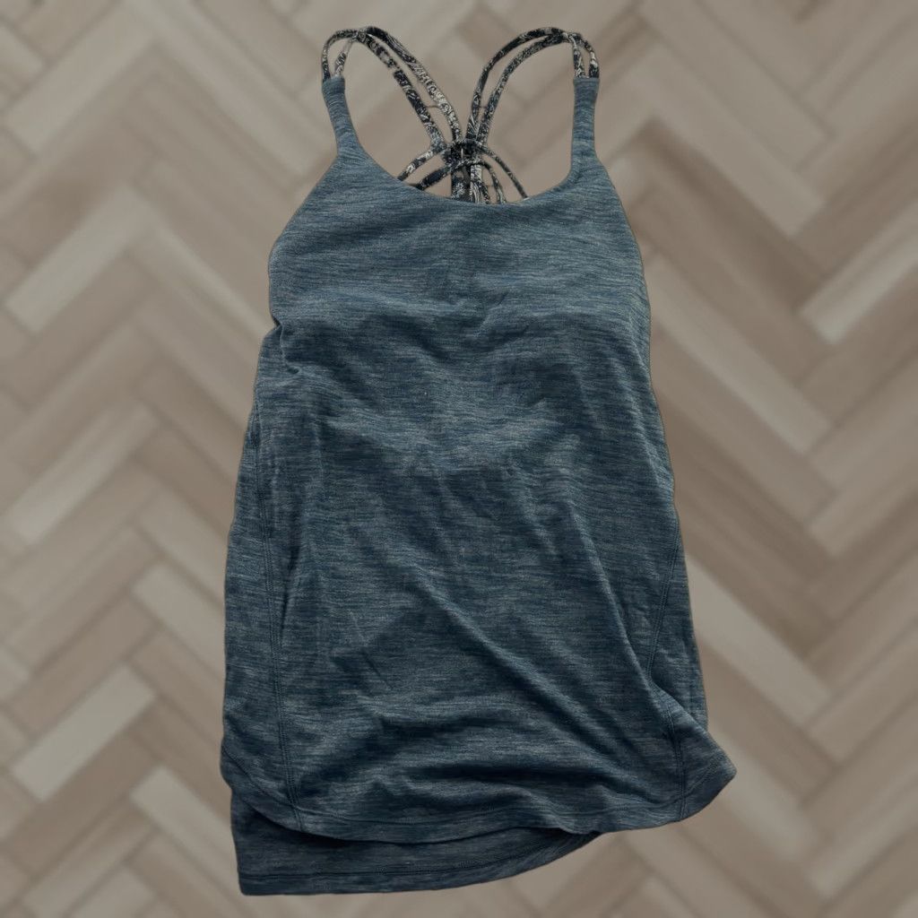 Lululemon Lululemon Free To Be Wild Strappy Open Back Yoga Tank Top Women's 6 Blue Size M / US 6-8 / IT 42-44 - 1 Thumbnail