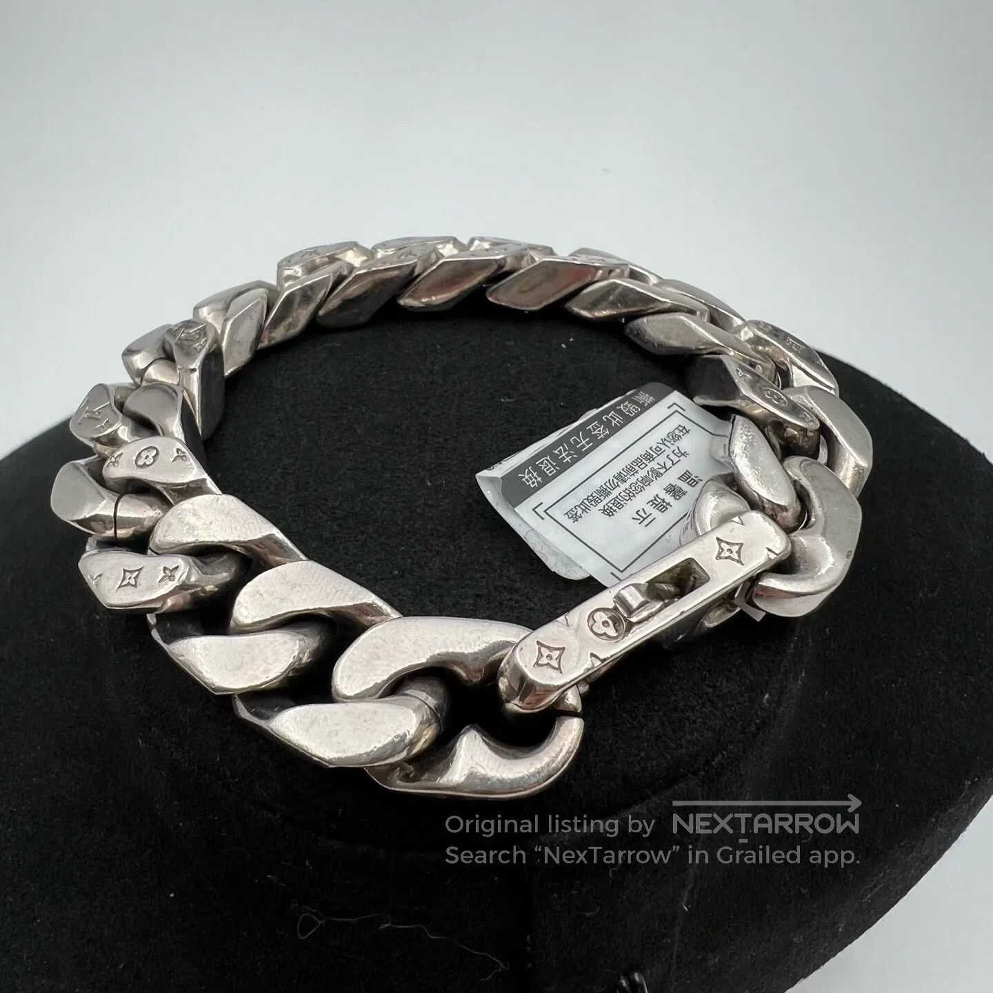 Louis Vuitton Louis Vuitton sizeM Full stamping, Cuban chain Size ONE SIZE - 3 Thumbnail