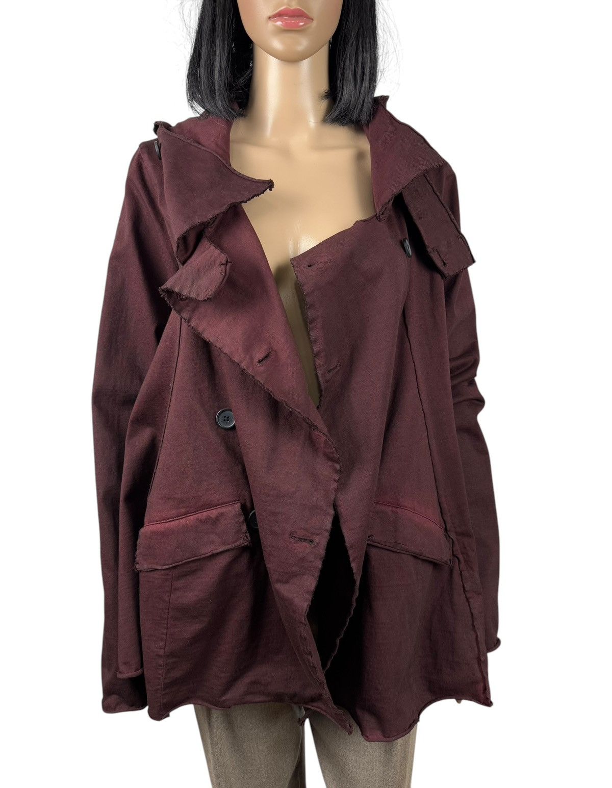 Rundholz Rundholz Waxed Cotton Asymmetric Jacket Hooded size XS Size XS / US 0-2 / IT 36-38 - 10 Thumbnail